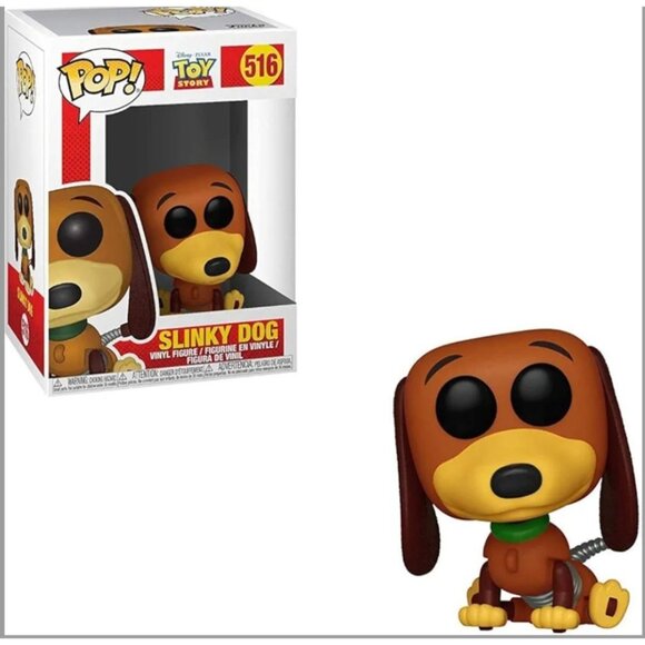 Funko Pop! Vinyl: Pixar Toy Story Slinky Dog #516 In Pop Protector - Picture 2 of 5